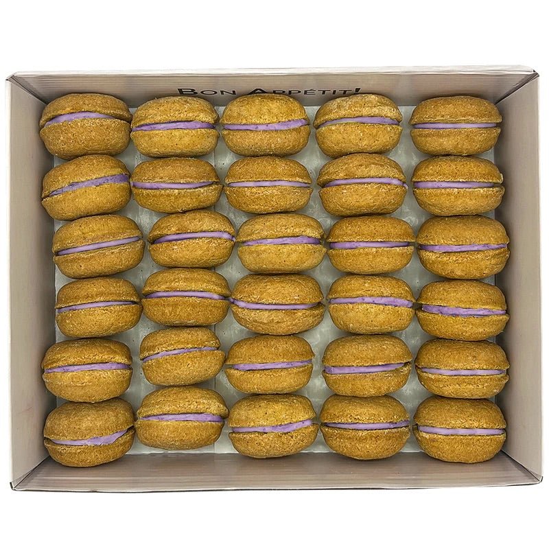 40 Count Dog Macaron Treats Gift Box - Dharma’s Emporium | Meditation Cushions & Zen Pet Essentials