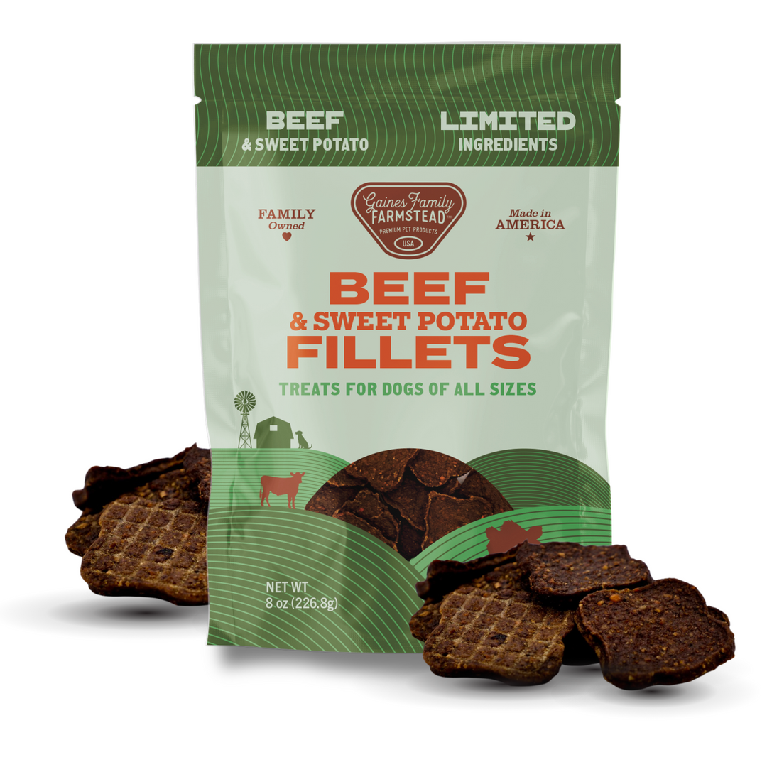 Our Beef & Sweet Potato Fillets are a delicious find