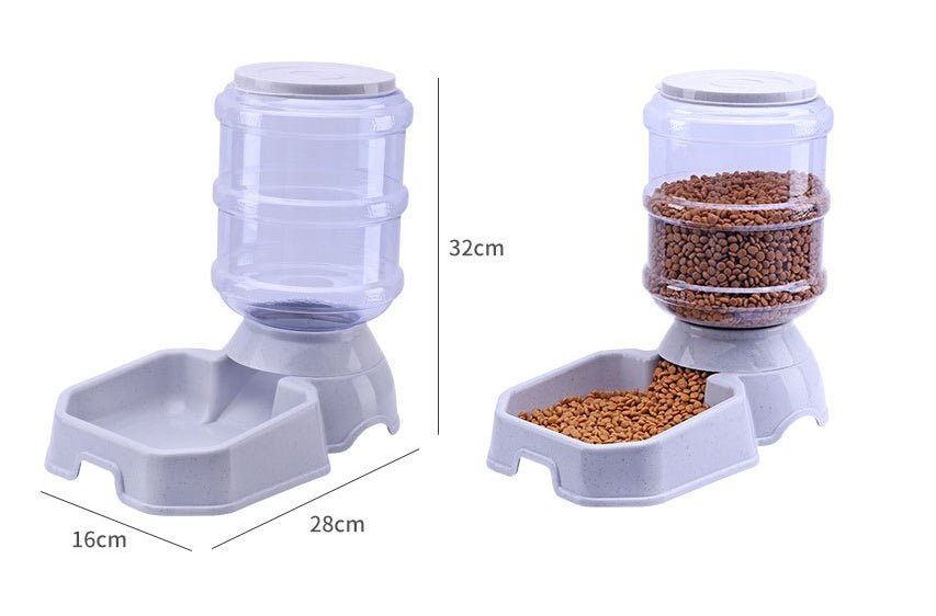 Automatic Pet Feeder Water Fountain - Dharmas Emporium